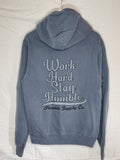 Retro Work Hard Pullover Hoodie