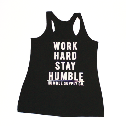 Work Hard Stay Humble Tank - Women's